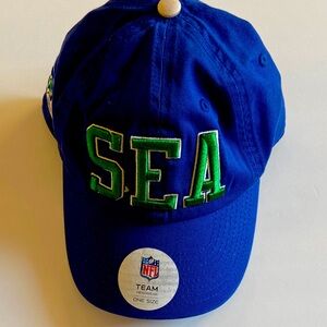 Seattle Seahawks head wear. One size fits all